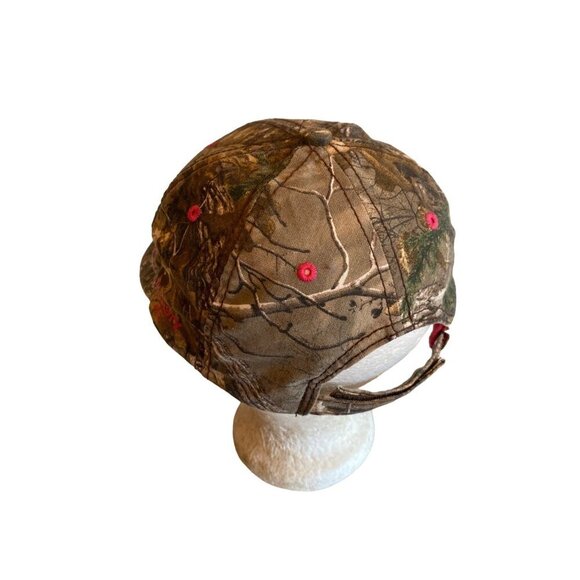 Camouflage Happy Happy Happy Pink Embroidered Hat Cap Adjustable - Picture 4 of 9
